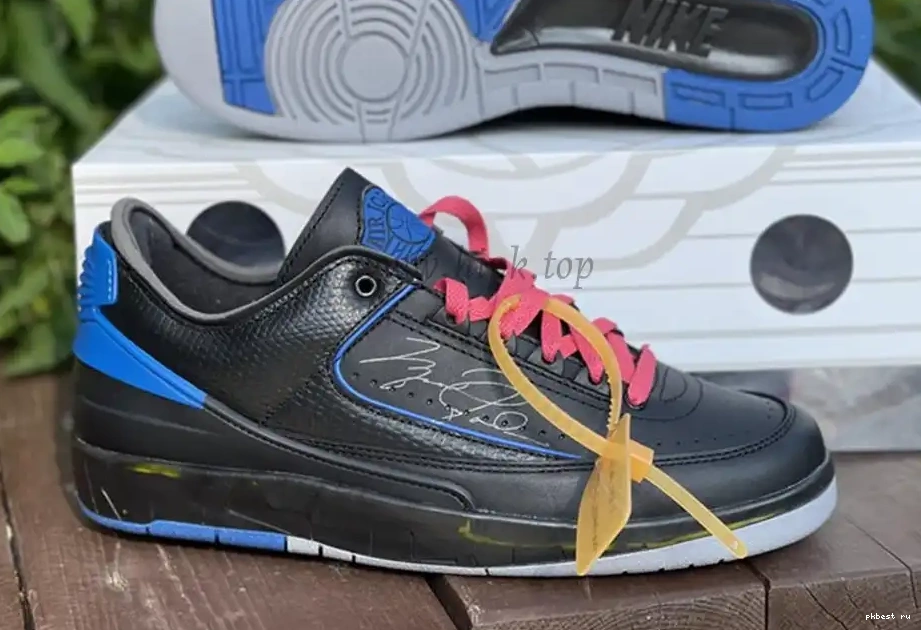 blue x materials Air Jordan ship God Low 2 ready OFF-WHITE retail to PK 0513